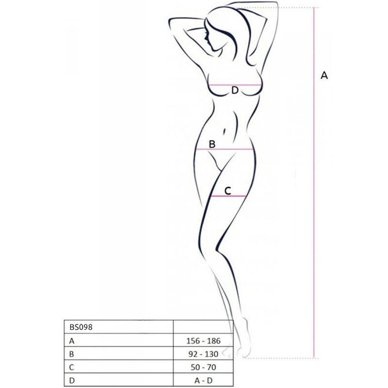Bodystocking Nero Taglia Unica con Bretelle - immagine 4
