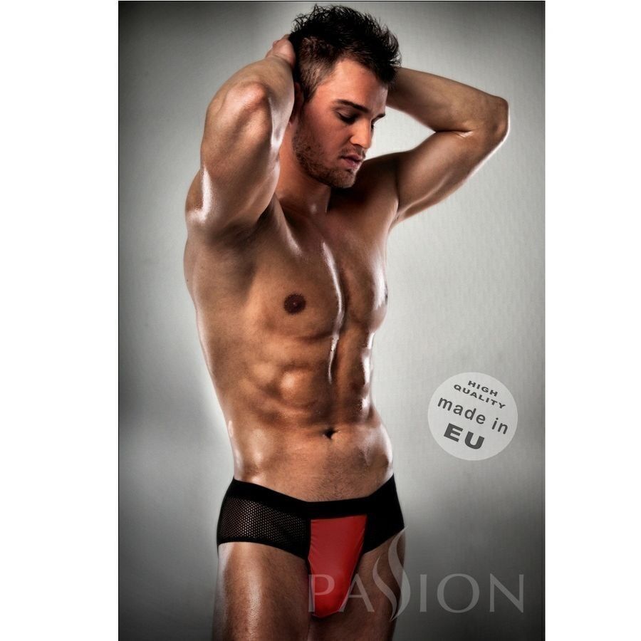 Boxer Rosso con trasparenze a Rete - immagine 3