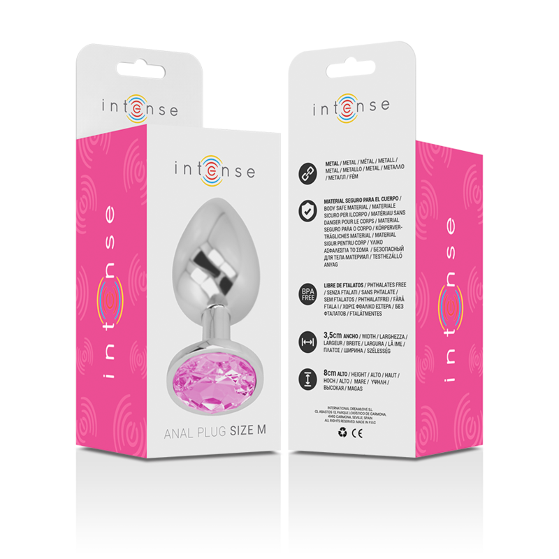 Anal Plug M Rosa Intense - immagine 4